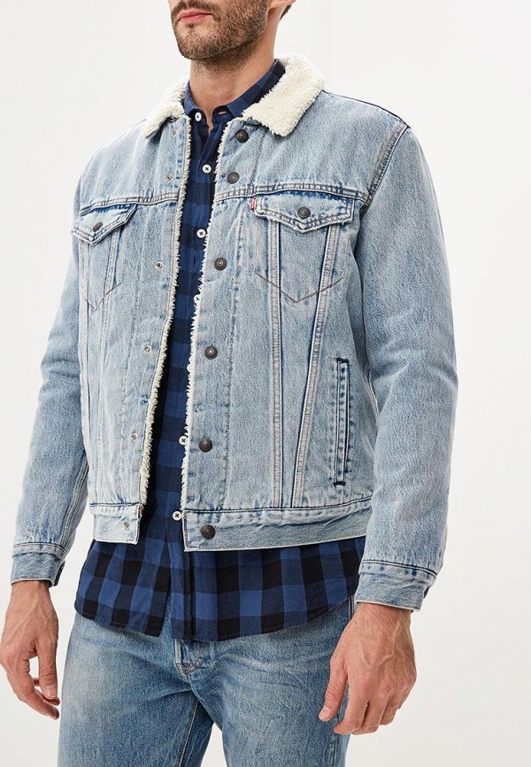 

Куртка джинсовая Levi's®, Голубой, The Sherpa Trucker