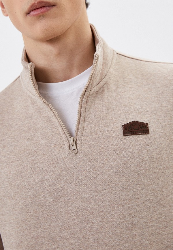 Олимпийка Zolla бежевый, размер 46, фото 4