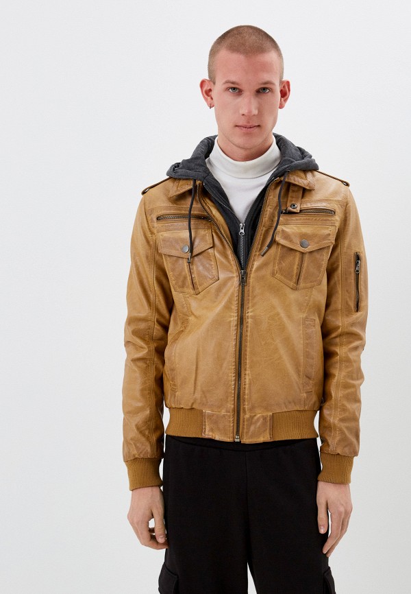 Куртка кожаная  Indicode Jeans