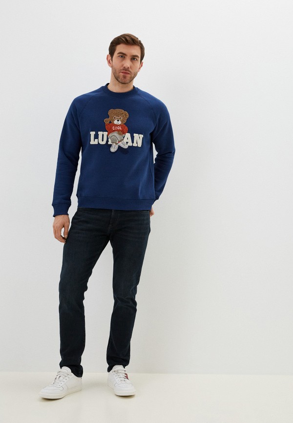 Свитшот Lufian синий, размер 52, фото 2