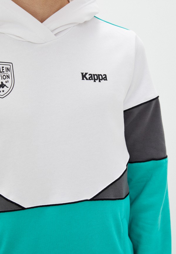 Худи Kappa бирюзовый, размер 54, фото 4