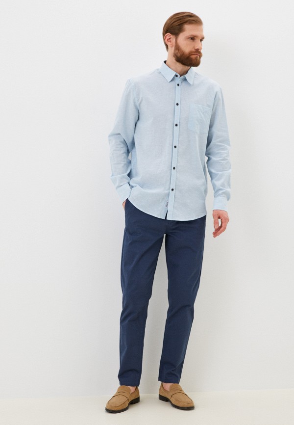 Рубашка Baon голубой, размер 56, фото 2