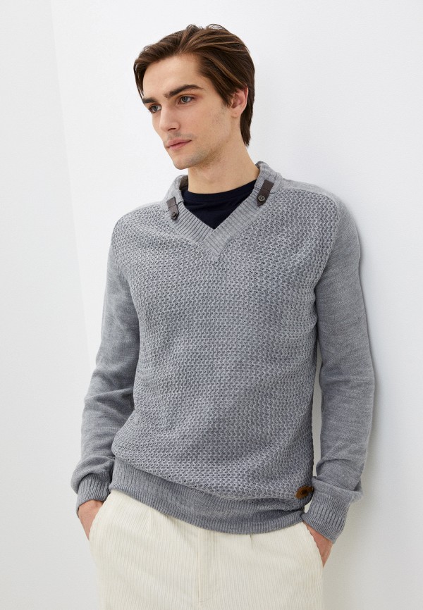 Пуловер BendClub цвет серый 