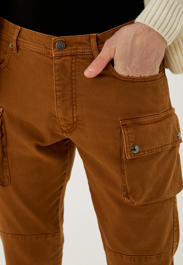 Брюки Angelo Bonetti коричневый, размер 48, фото 4