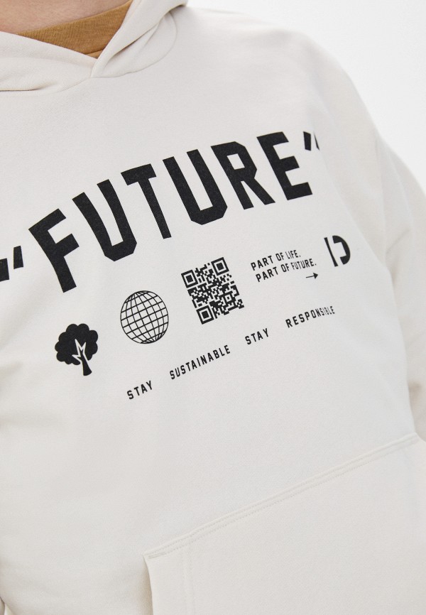 Худи Tom Tailor бежевый, размер 50, фото 4