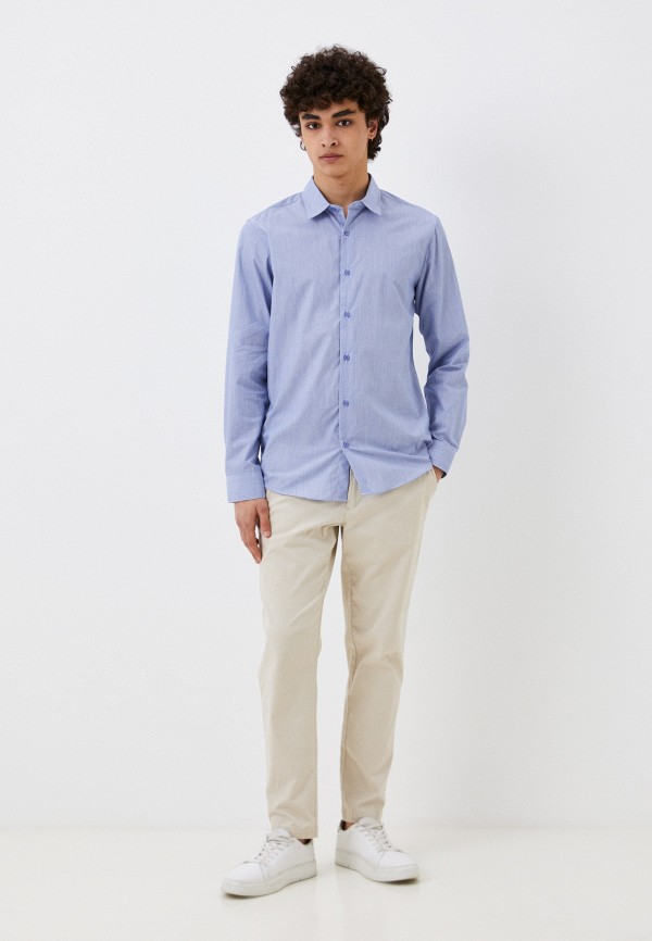 Рубашка Zolla голубой, размер 46, фото 2