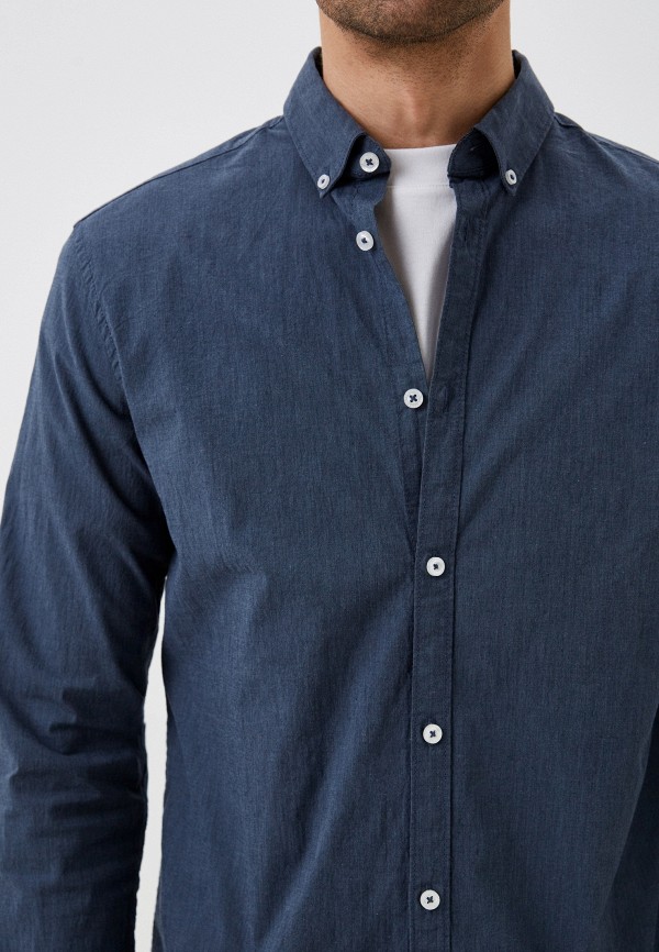 Рубашка Tom Tailor синий, размер 52, фото 4