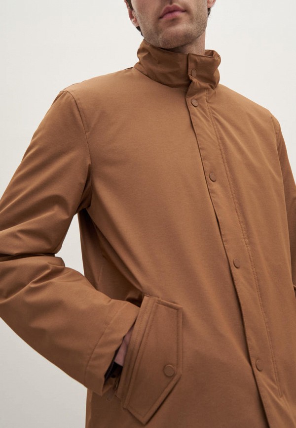 Куртка утепленная Finn Flare коричневый, размер 52, фото 5