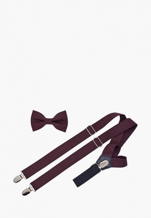 

Бабочка и подтяжки Rainbowtie, Бордовый