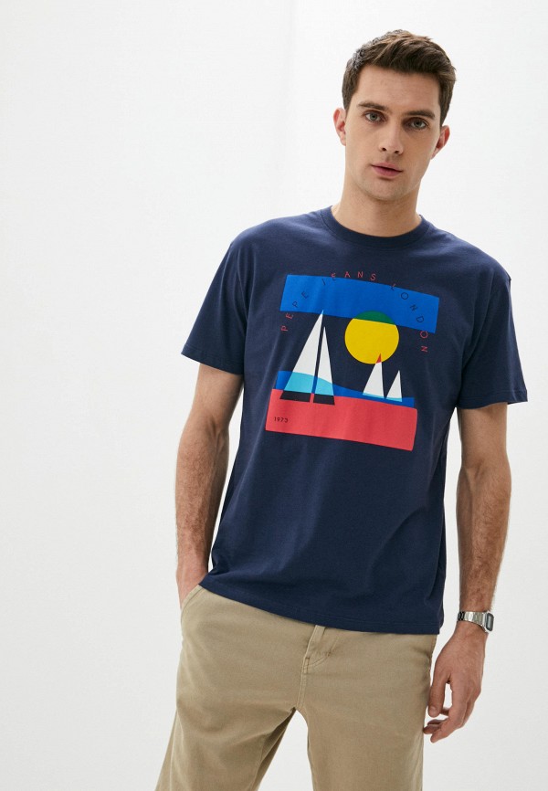 

Футболка Pepe Jeans, Синий