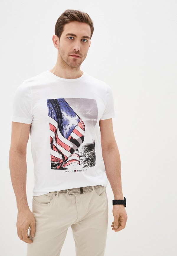 

Футболка Tommy Hilfiger, Белый, Tommy Hilfiger MP002XM1GWUL