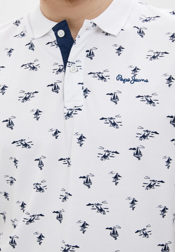 

Поло Pepe Jeans, Белый, Pepe Jeans MP002XM1GWUW