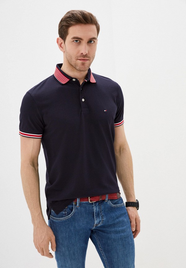 

Поло Tommy Hilfiger, Синий