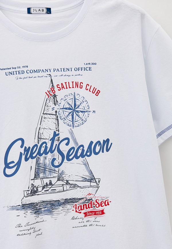 Футболка Jlab белый, размер 56, фото 3