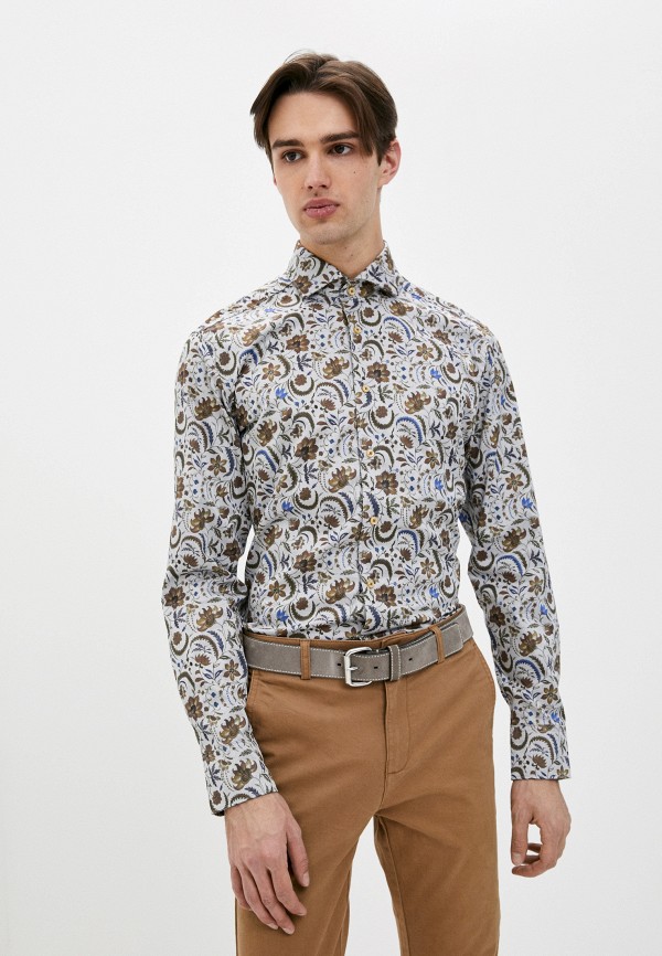 

Рубашка Eterna, Серый, Slim Fit