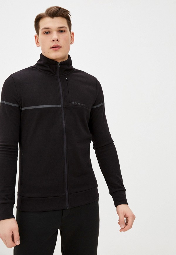 

Олимпийка Superdry, Черный, TRAINING SLIM TRACK TOP