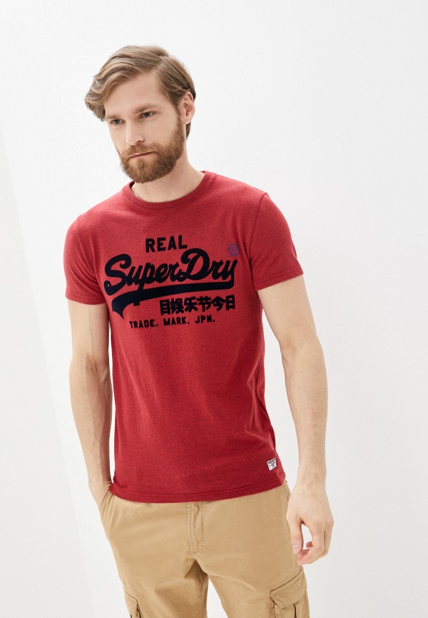 

Футболка Superdry, Красный, VL VARSITY TEE
