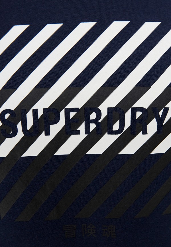 Худи Superdry цвет синий  Фото 4