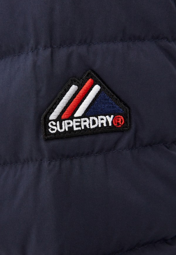 

Пуховик Superdry, Синий, HOODED DOWN FUJI