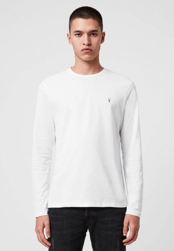 

Лонгслив AllSaints, Белый, BRACE TONIC CREW
