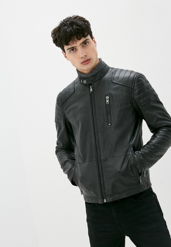 Куртка кожаная Urban Fashion for Men
