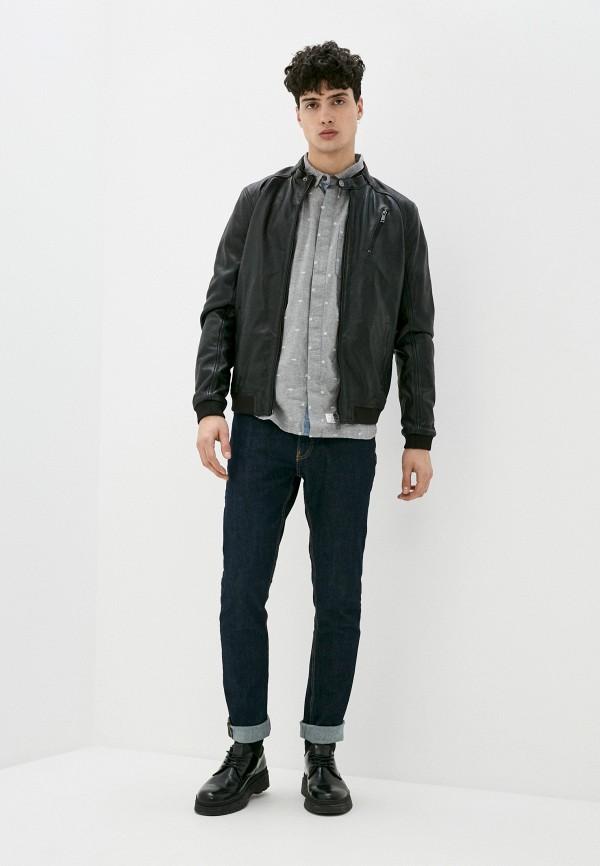 фото Куртка кожаная urban fashion for men