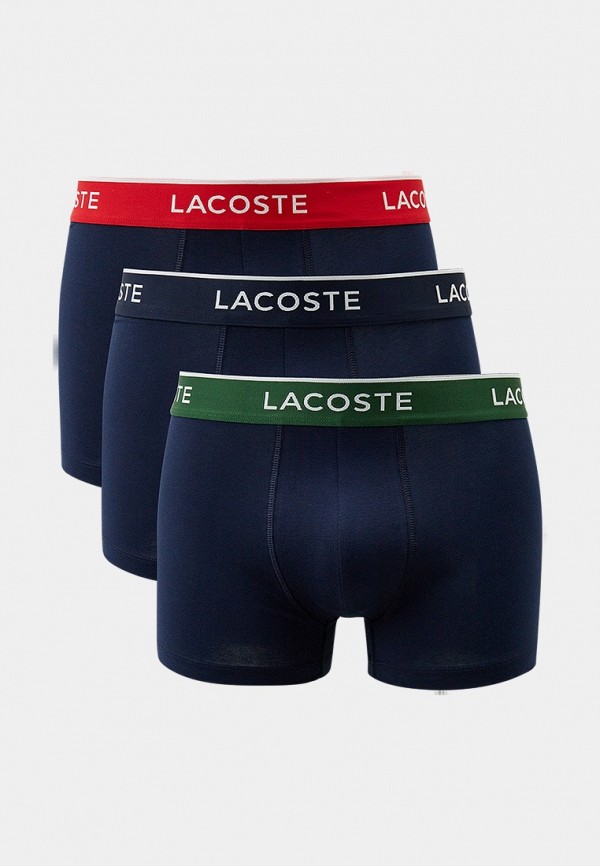 Трусы 3 шт. Lacoste синий  MP002XM1H0IZ