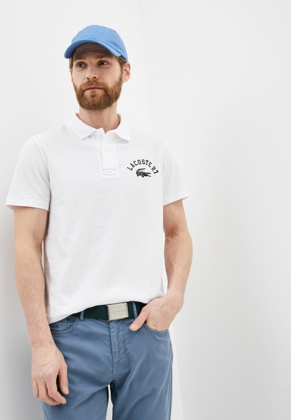 

Поло Lacoste, Белый
