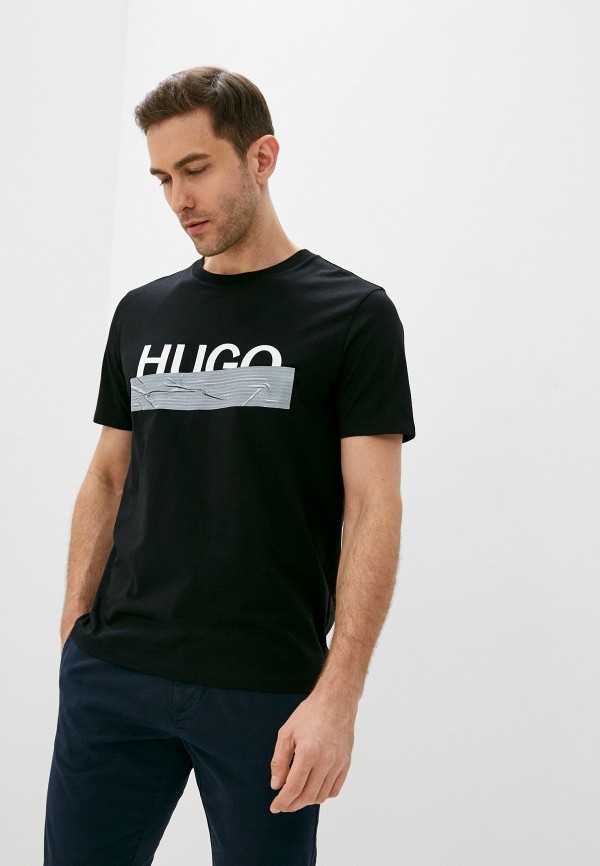 Купить футболку hugo. Hugo футболка мужская. Черная футболка Хуго. Футболка Hugo с гусем. Hugo David 204f.