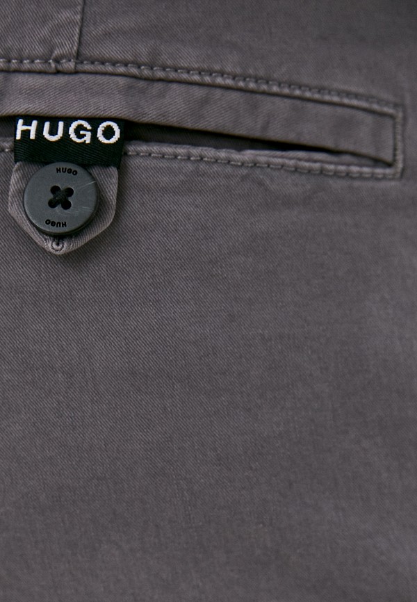 Брюки Hugo цвет серый  Фото 5