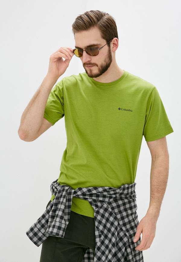 

Футболка спортивная Columbia, Зеленый, Men's Sun Trek™