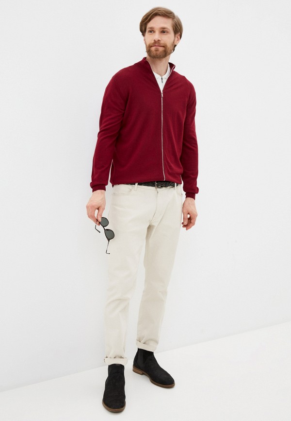 Кардиган Canoe бордовый, размер 50, фото 2