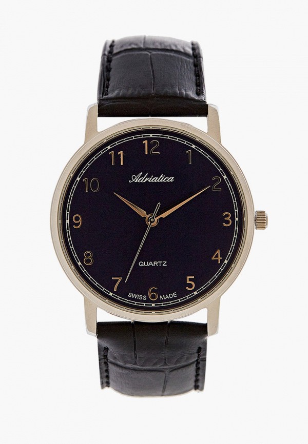 Часы Adriatica, цвет черный - фото 1