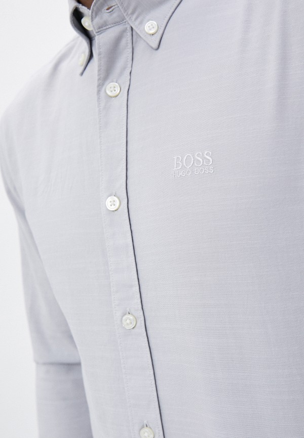 Рубашка Boss цвет серый  Фото 5