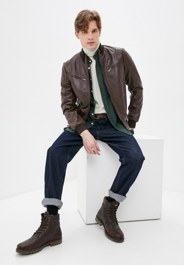 фото Куртка кожаная urban fashion for men