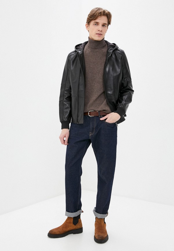 фото Куртка кожаная urban fashion for men