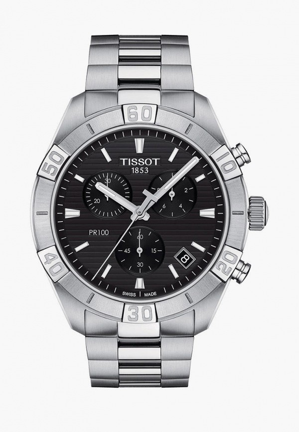 

Часы Tissot, Серебряный, PR 100 SPORT GENT CHRONOGRAPH
