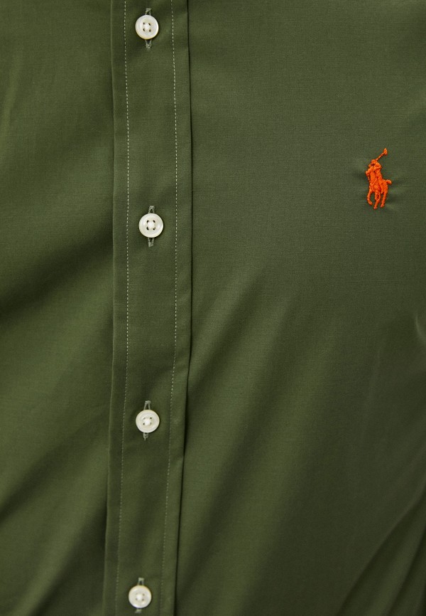 Рубашка Polo Ralph Lauren цвет хаки  Фото 5