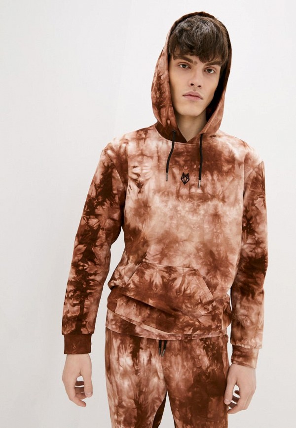 

Худи Pate, Коричневый, Tie-die