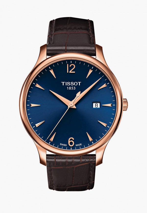 

Часы Tissot, Коричневый, TRADITION
