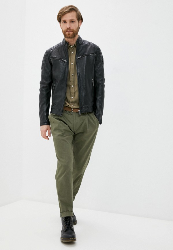 

Куртка кожаная Urban Fashion for Men, Черный