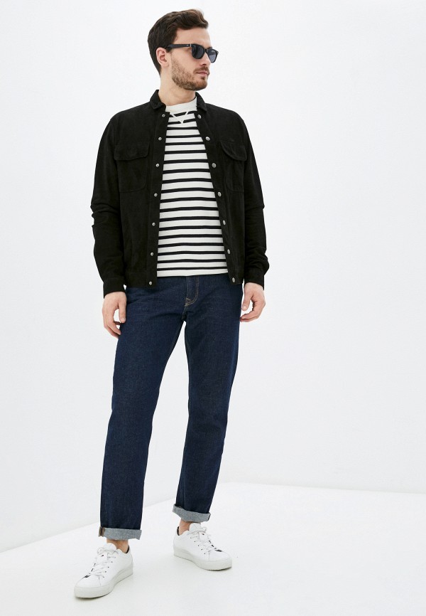 

Куртка кожаная Lacoste, Черный