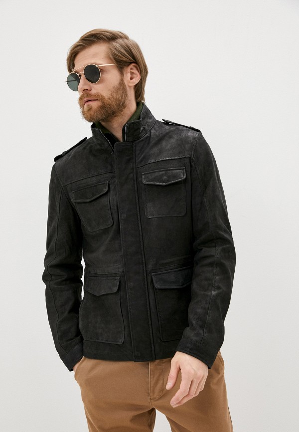 

Куртка кожаная Urban Fashion for Men, Черный, PV616S7