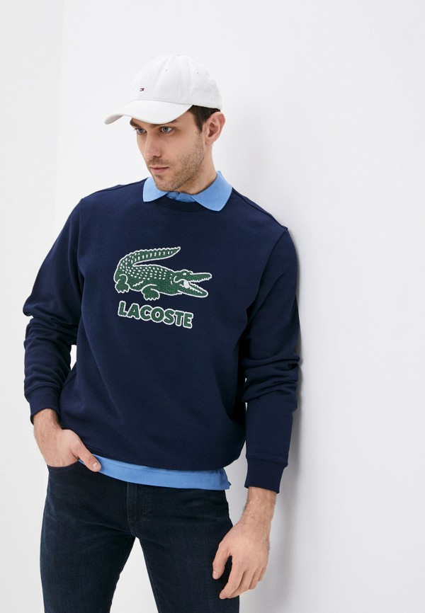 Свитшот Lacoste цвет синий 