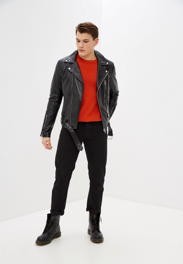 фото Куртка кожаная urban fashion for men