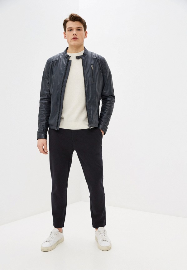 фото Куртка кожаная urban fashion for men