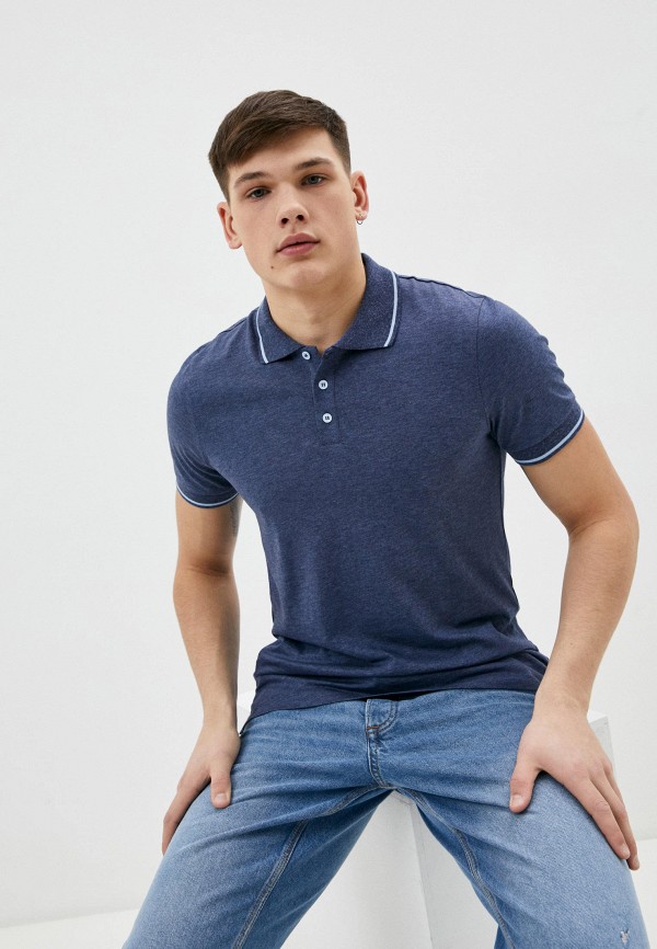 

Поло Intimissimi, Синий, Intimissimi MP002XM1H8EF
