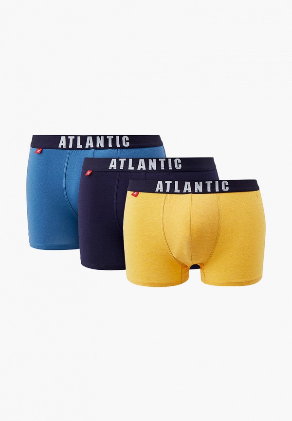 

Трусы 3 шт. Atlantic, Разноцветный, SOLID