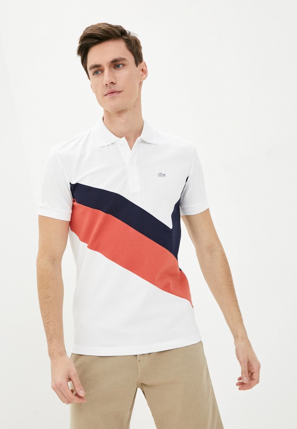 

Поло Lacoste, Белый