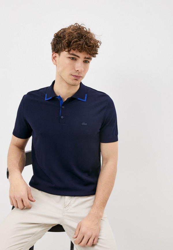 

Поло Lacoste, Синий
